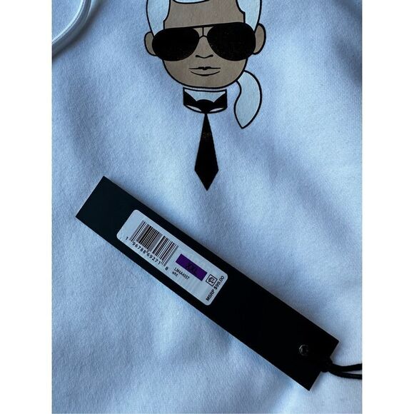Karl Lagerfeld Logo Pullover Hoodie XXL NWT - Picture 6 of 13